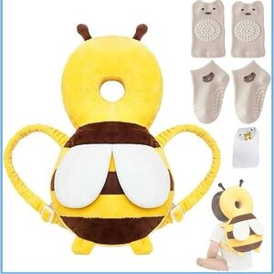 Bee-Themed Baby Head Protector New in bag